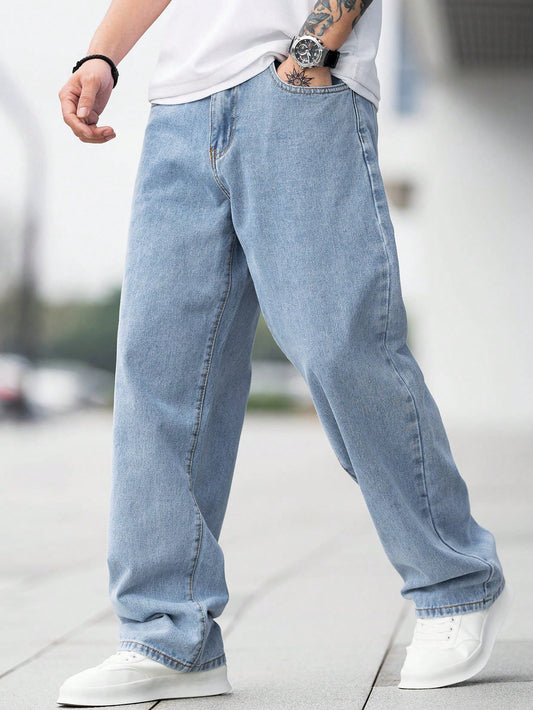 Washed Cotton Jeans