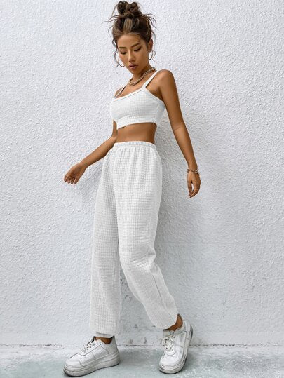 Crop Top & Sweatpants Set