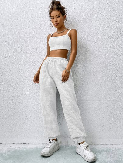 Crop Top & Sweatpants Set