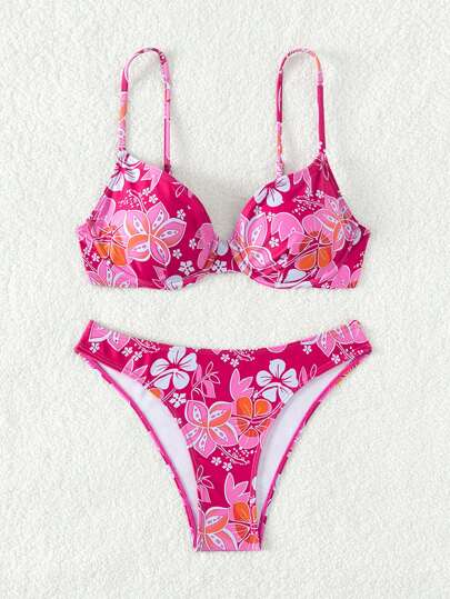 Floral Print Bikini