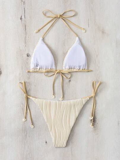 Textured Bikini 2pc Set