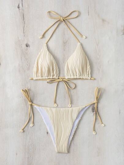 Textured Bikini 2pc Set