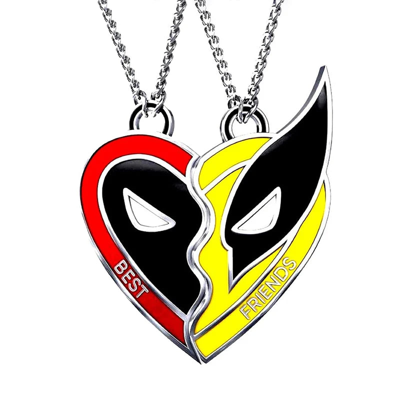 Deadpool and Wolverine Best Friends Necklace